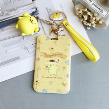 Load image into Gallery viewer, 【buy 2 get 1 free】Kawaii Keychain Cartoon Cat Sliding Card Holder