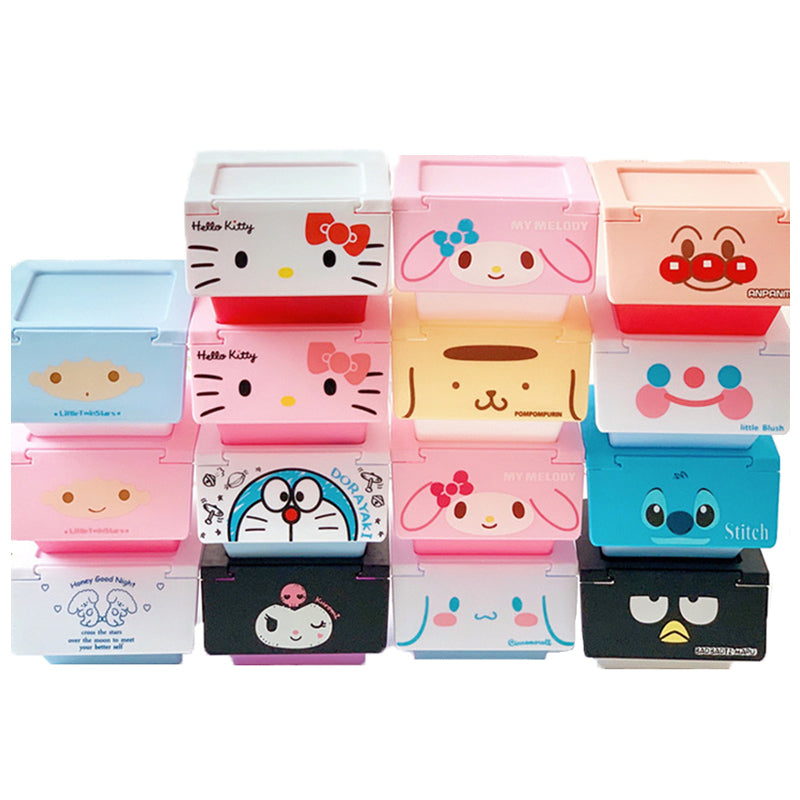 Cartoon Pattern Desktop Superimposed Drawer Storage Box