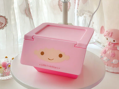 Cartoon Pattern Desktop Superimposed Drawer Storage Box