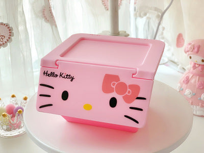 Cartoon Pattern Desktop Superimposed Drawer Storage Box