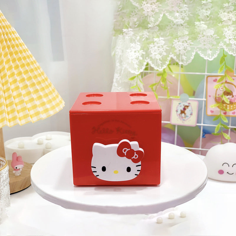 Creative Cute Girl Desktop Storage Box Drawer