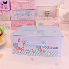 Charger l&#39;image dans la galerie, Kawaii Desktop Storage Boxes Cartoon Girl Cosmetic Storage Drawer
