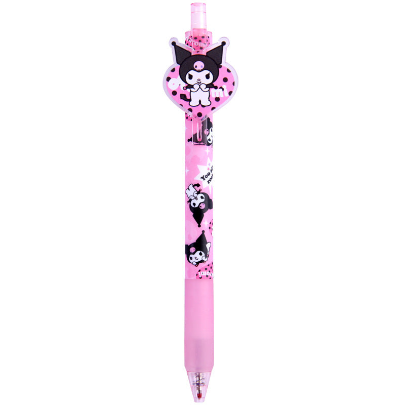 cartoon pressing black ink pens