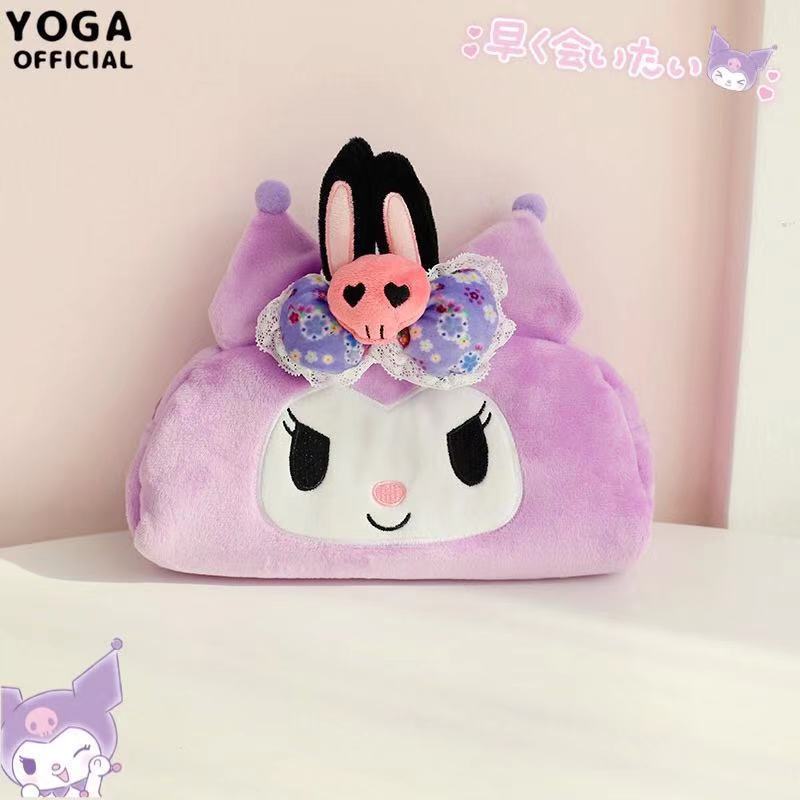 Cute Japanese plush doll cosmetic bag storage bag