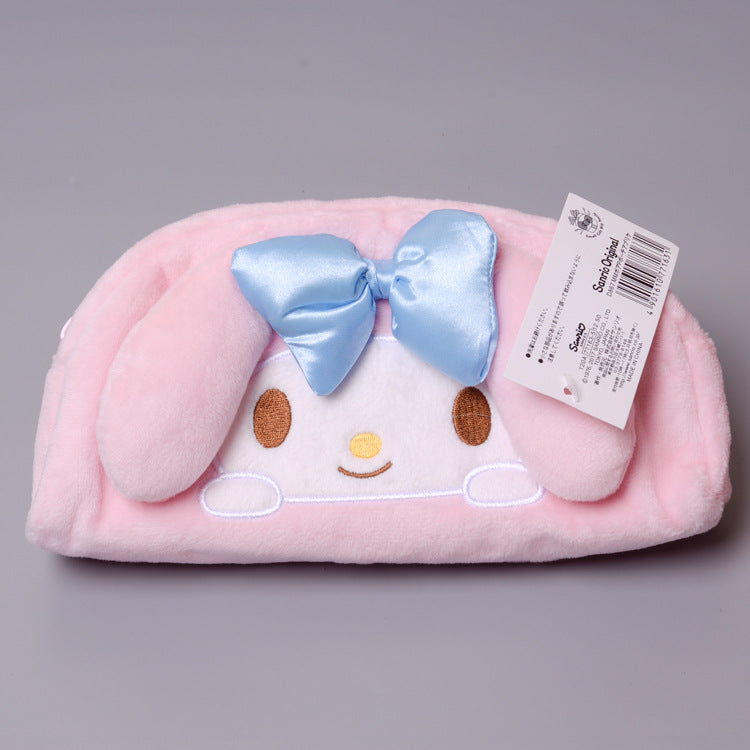 Cute Japanese plush doll cosmetic bag storage bag