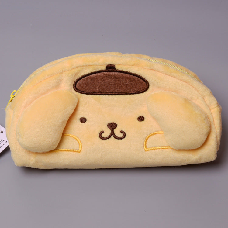 Cute Japanese plush doll cosmetic bag storage bag