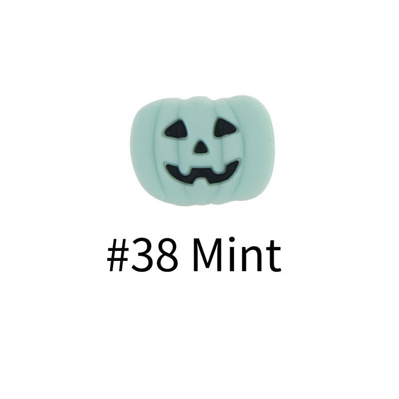 10pcs halloween pumpkin cartoon scattered beads
