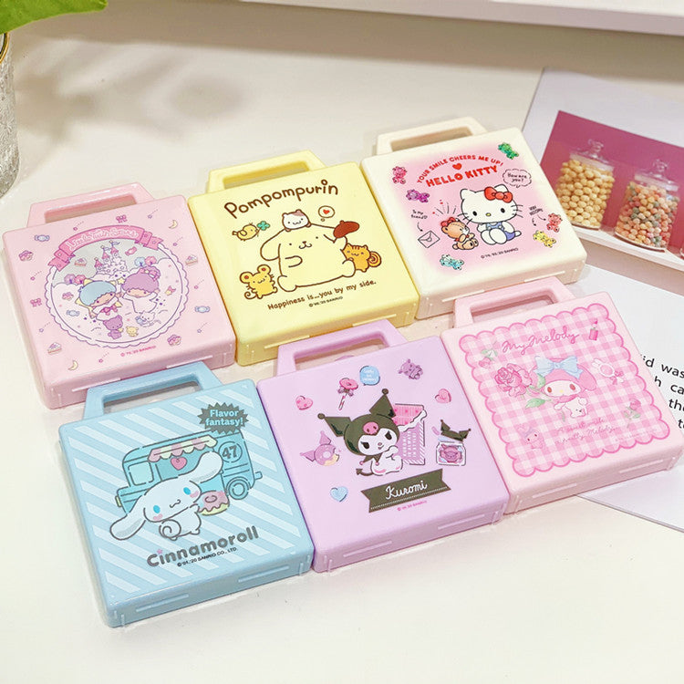 Japanese cute cartoon student Notepad storage box