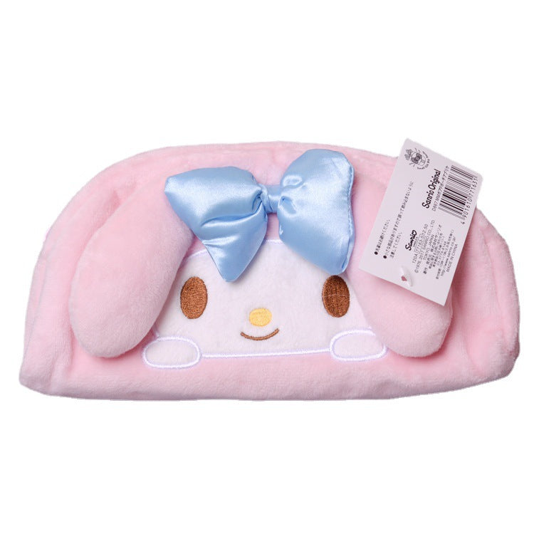 Cute Japanese plush doll cosmetic bag storage bag