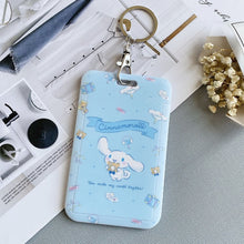 Lade das Bild in den Galerie-Viewer, 【buy 2 get 1 free】Kawaii  Keychain Cartoon Cat Sliding Card Holder
