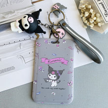 Lade das Bild in den Galerie-Viewer, 【buy 2 get 1 free】Kawaii  Keychain Cartoon Cat Sliding Card Holder
